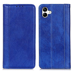 Funda de Cuero Cartera con Soporte Carcasa D03Y para Samsung Galaxy F04 Azul