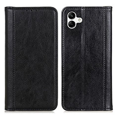 Funda de Cuero Cartera con Soporte Carcasa D03Y para Samsung Galaxy M04 Negro