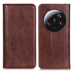 Funda de Cuero Cartera con Soporte Carcasa D03Y para Xiaomi Mi 13 Ultra 5G Marron