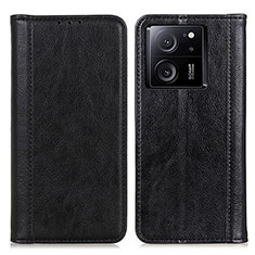 Funda de Cuero Cartera con Soporte Carcasa D03Y para Xiaomi Mi 13T Pro 5G Negro