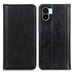 Funda de Cuero Cartera con Soporte Carcasa D03Y para Xiaomi Poco C51 Negro