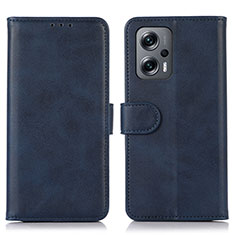 Funda de Cuero Cartera con Soporte Carcasa D03Y para Xiaomi Poco X4 GT 5G Azul