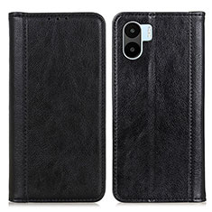 Funda de Cuero Cartera con Soporte Carcasa D03Y para Xiaomi Redmi A2 Negro