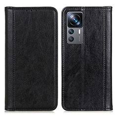 Funda de Cuero Cartera con Soporte Carcasa D03Y para Xiaomi Redmi K50 Ultra 5G Negro