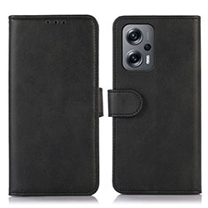 Funda de Cuero Cartera con Soporte Carcasa D03Y para Xiaomi Redmi K50i 5G Negro