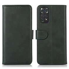 Funda de Cuero Cartera con Soporte Carcasa D03Y para Xiaomi Redmi Note 11 4G (2022) Verde