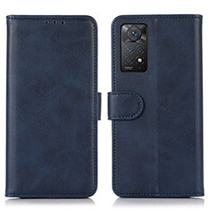 Funda de Cuero Cartera con Soporte Carcasa D03Y para Xiaomi Redmi Note 11 Pro 4G Azul