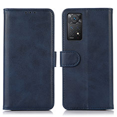 Funda de Cuero Cartera con Soporte Carcasa D03Y para Xiaomi Redmi Note 11 Pro 5G Azul