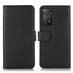 Funda de Cuero Cartera con Soporte Carcasa D03Y para Xiaomi Redmi Note 12 Pro 4G Negro