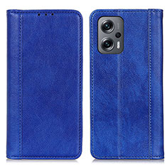 Funda de Cuero Cartera con Soporte Carcasa D03Y para Xiaomi Redmi Note 12 Turbo 5G Azul