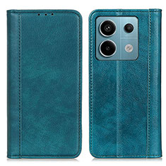 Funda de Cuero Cartera con Soporte Carcasa D03Y para Xiaomi Redmi Note 13 Pro 5G Verde