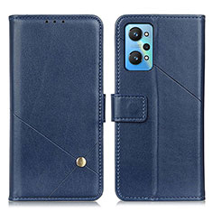 Funda de Cuero Cartera con Soporte Carcasa D04Y para Realme GT Neo 3T 5G Azul