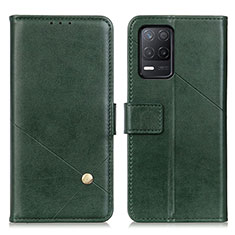 Funda de Cuero Cartera con Soporte Carcasa D04Y para Realme Narzo 30 5G Verde