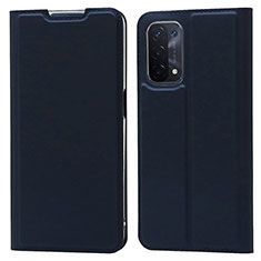 Funda de Cuero Cartera con Soporte Carcasa D05T para OnePlus Nord N200 5G Azul