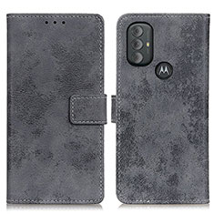 Funda de Cuero Cartera con Soporte Carcasa D05Y para Motorola Moto G Play (2023) Gris