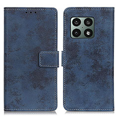 Funda de Cuero Cartera con Soporte Carcasa D05Y para OnePlus 10 Pro 5G Azul