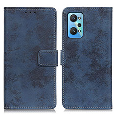 Funda de Cuero Cartera con Soporte Carcasa D05Y para Realme GT Neo2 5G Azul