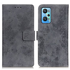 Funda de Cuero Cartera con Soporte Carcasa D05Y para Realme Q5 Pro 5G Gris