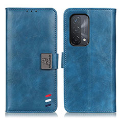 Funda de Cuero Cartera con Soporte Carcasa D06Y para OnePlus Nord N200 5G Azul