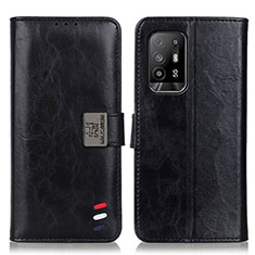 Funda de Cuero Cartera con Soporte Carcasa D06Y para Oppo A94 5G Negro