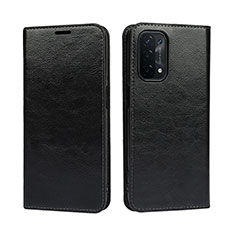 Funda de Cuero Cartera con Soporte Carcasa D07T para OnePlus Nord N200 5G Negro