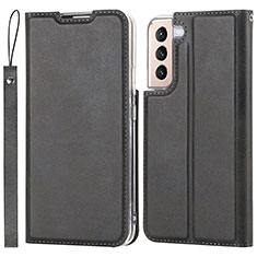 Funda de Cuero Cartera con Soporte Carcasa D07T para Samsung Galaxy S23 Plus 5G Negro