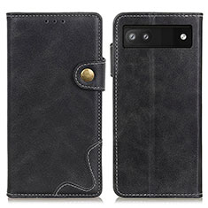 Funda de Cuero Cartera con Soporte Carcasa D07Y para Google Pixel 7a 5G Negro