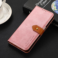 Funda de Cuero Cartera con Soporte Carcasa D07Y para Huawei Honor X8b Rosa