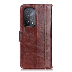 Funda de Cuero Cartera con Soporte Carcasa D07Y para OnePlus Nord N200 5G Marron