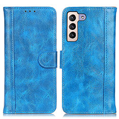 Funda de Cuero Cartera con Soporte Carcasa D07Y para Samsung Galaxy S23 5G Azul Cielo