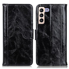 Funda de Cuero Cartera con Soporte Carcasa D07Y para Samsung Galaxy S24 5G Negro