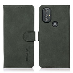 Funda de Cuero Cartera con Soporte Carcasa D08Y para Motorola Moto G Power (2022) Verde