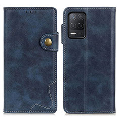 Funda de Cuero Cartera con Soporte Carcasa D10Y para Realme V13 5G Azul