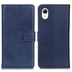 Funda de Cuero Cartera con Soporte Carcasa D10Y para Samsung Galaxy A23 5G SC-56C Azul