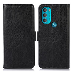 Funda de Cuero Cartera con Soporte Carcasa D11Y para Motorola Moto G71 5G Negro