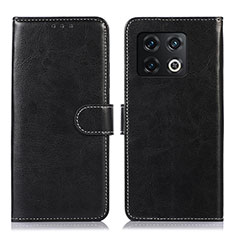 Funda de Cuero Cartera con Soporte Carcasa D11Y para OnePlus 10 Pro 5G Negro