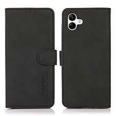 Funda de Cuero Cartera con Soporte Carcasa D11Y para Samsung Galaxy F04 Negro