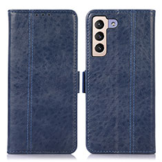 Funda de Cuero Cartera con Soporte Carcasa D11Y para Samsung Galaxy S22 Plus 5G Azul