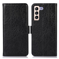 Funda de Cuero Cartera con Soporte Carcasa D11Y para Samsung Galaxy S22 Plus 5G Negro