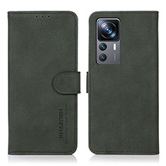 Funda de Cuero Cartera con Soporte Carcasa D11Y para Xiaomi Mi 12T Pro 5G Verde