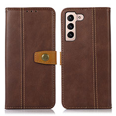 Funda de Cuero Cartera con Soporte Carcasa D14T para Samsung Galaxy S24 Plus 5G Marron