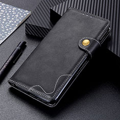 Funda de Cuero Cartera con Soporte Carcasa DY01 para Motorola Moto G10 Power Negro