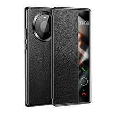 Funda de Cuero Cartera con Soporte Carcasa F01 para Huawei Mate 40 Negro