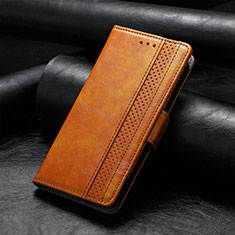 Funda de Cuero Cartera con Soporte Carcasa F04 para Apple iPhone 13 Marron Claro