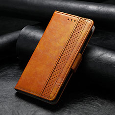 Funda de Cuero Cartera con Soporte Carcasa F04 para Apple iPhone 16 Pro Marron Claro