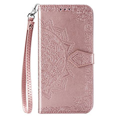 Funda de Cuero Cartera con Soporte Carcasa G01 para Xiaomi Redmi 10X 4G Oro Rosa