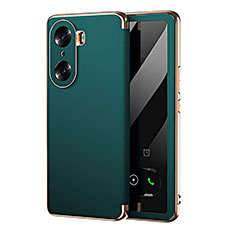 Funda de Cuero Cartera con Soporte Carcasa GS1 para Huawei Honor 60 5G Verde