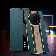 Funda de Cuero Cartera con Soporte Carcasa GS2 para Huawei Mate 50 RS Verde