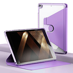 Funda de Cuero Cartera con Soporte Carcasa H01 para Apple iPad 10.2 (2021) Purpura Claro