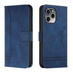 Funda de Cuero Cartera con Soporte Carcasa H01X para Huawei Honor 60 SE 5G Azul